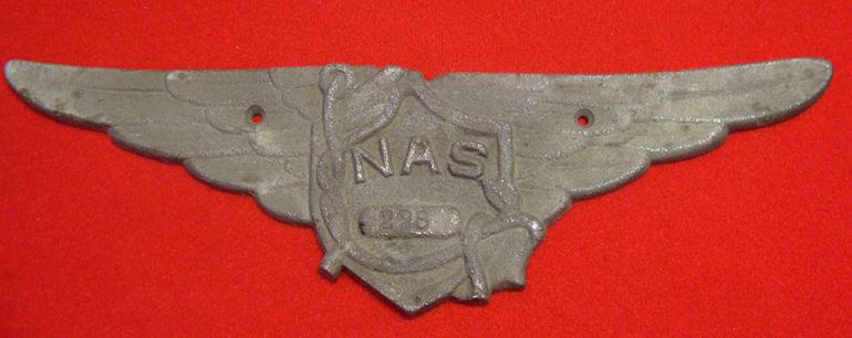 NAVAL AIR STATION MEDAL PARKING or ENTRY PASS WINGS