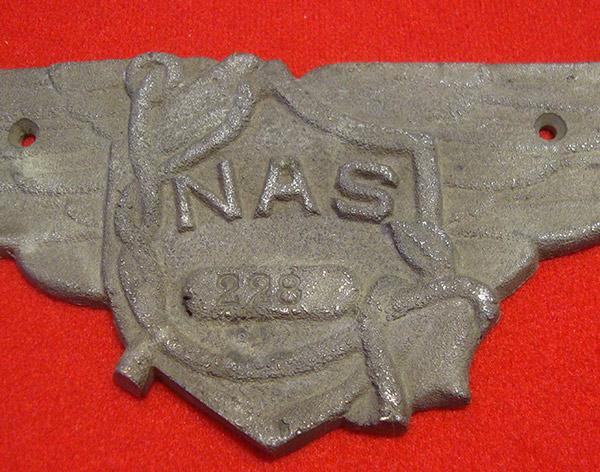 NAVAL AIR STATION MEDAL PARKING or ENTRY PASS WINGS - Image 2