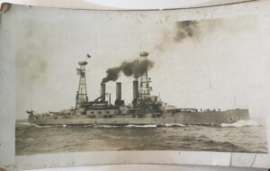 LARGE USS LOUISIANA BB-19 BATTLESHIP PHOTO