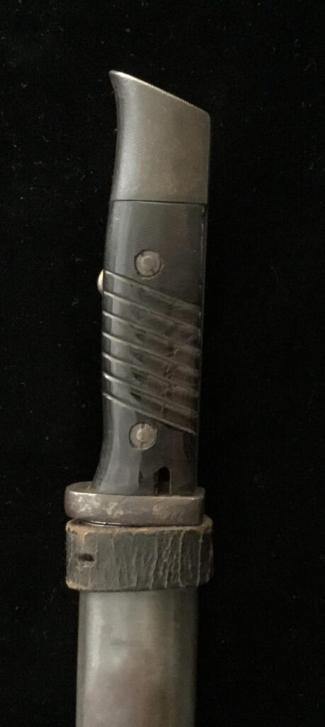 K98 BAYONET & SCABBARD CUT DOWN FOR FIGHTING KNIFE