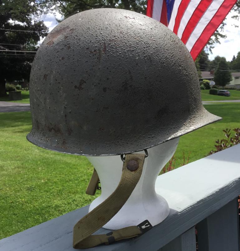 WWII USM1 NAVY HELMET - Image 4