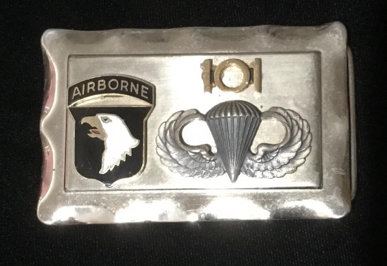 MODERN 101st AIRBORNE BELT BUCKLE