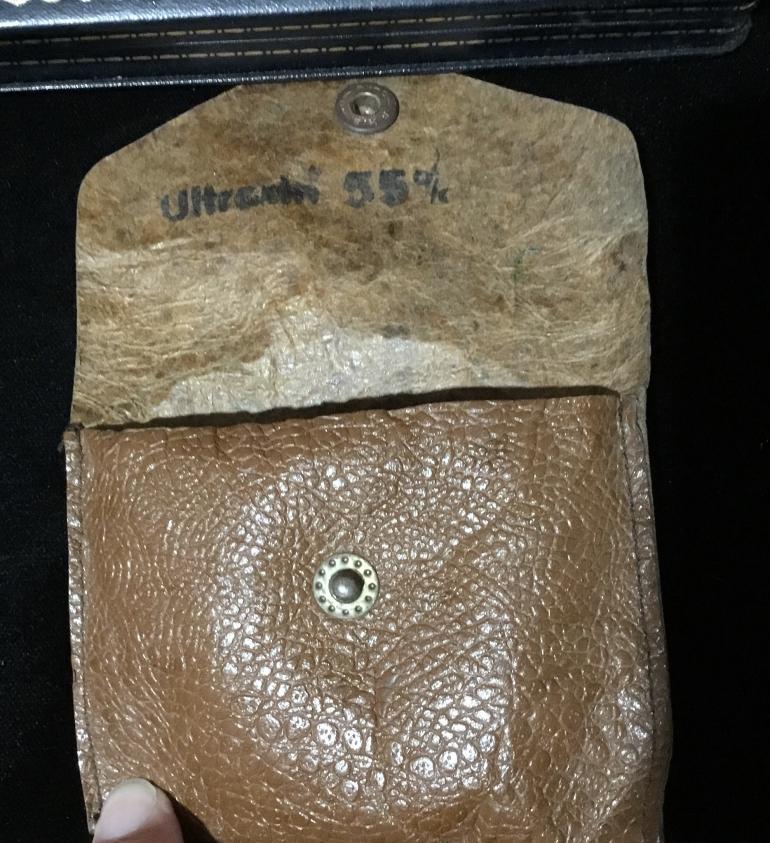 LEATHER SUN GOGGLES with CASE - Image 3