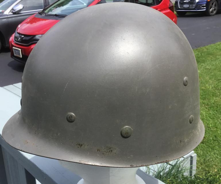 WWII USM1 NAVY HELMET - Image 9