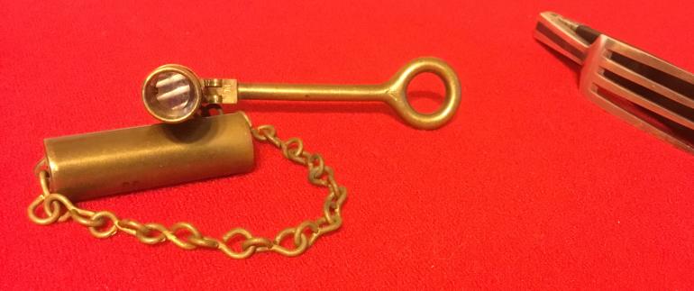 WWI BRITISH BARREL INSPECTION REFLECTOR TOOL - Image 3