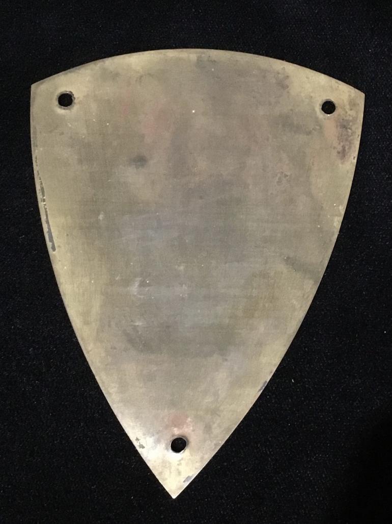 ORDNANCE BRASS SHIELD - Image 2