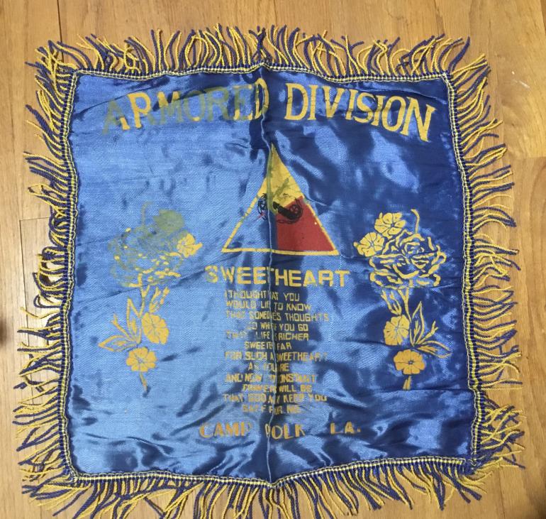 NINE WWII PILLOW COVER SOUVENIRS - Image 9