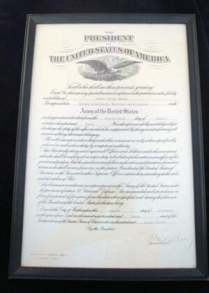 SECOND LIEUTENANT, MILITARY INTELLIGENCE APPOINTMENT DOCUMENT