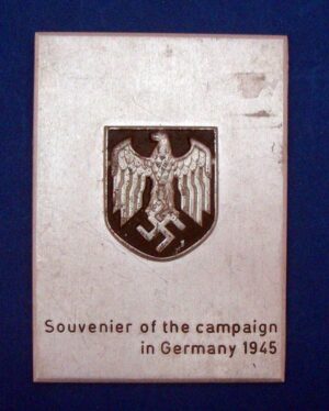 GERMAN SOUVENIR SOLD TO SOLDIERS