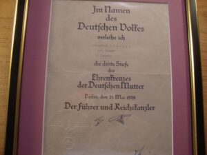 DOCUMENT FOR MOTHER'S CROSS