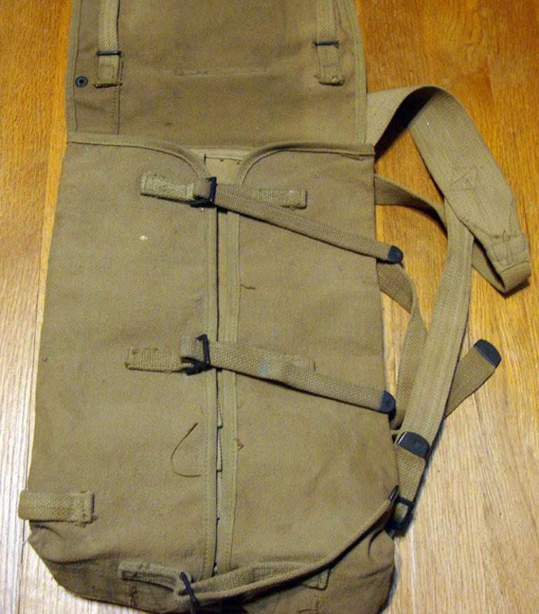 US WWI ARMY BACK PACK with MEAT PACK - Image 2