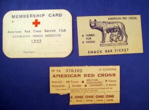 RED CROSS GROUP OF CARDS