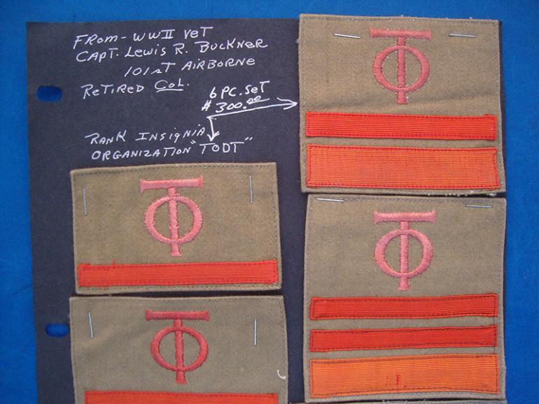 ORGANIZATION TODT RANK INSIGNIA - Image 2