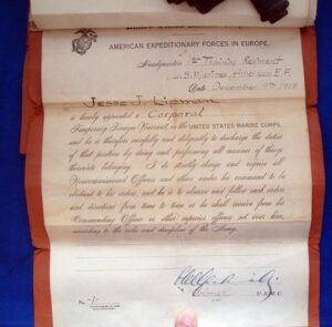 USMC PERSONAL FILE 1917-1928