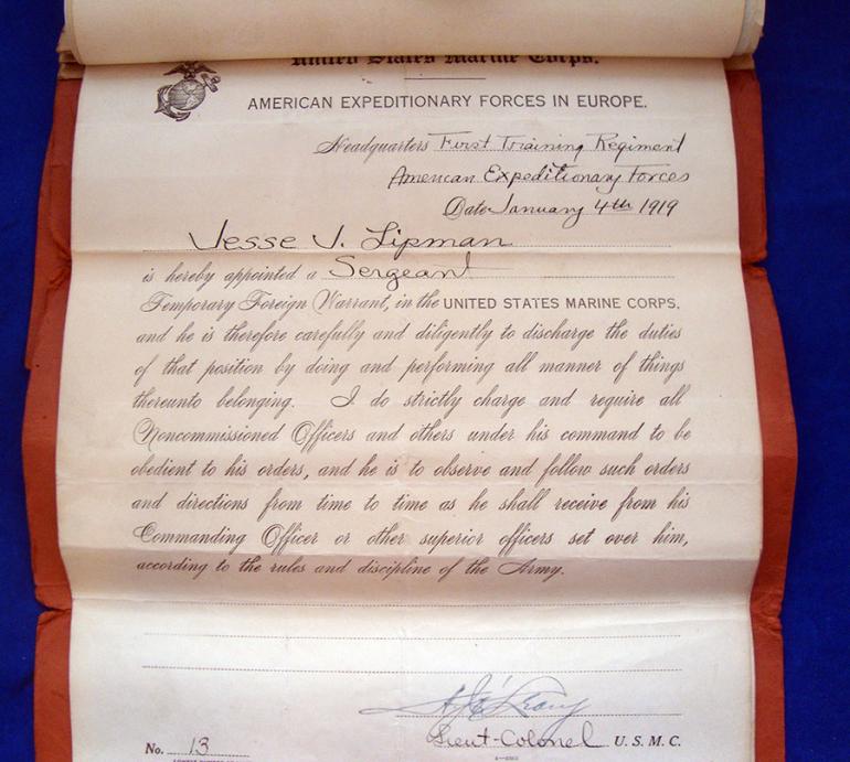 USMC PERSONAL FILE 1917-1928 - Image 3