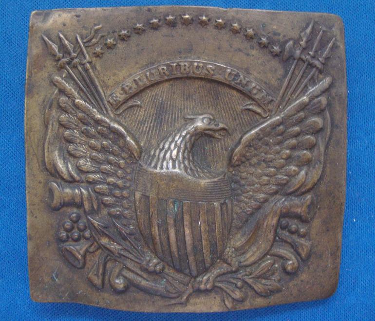 EARLY AMERICAN SWORD BELT BUCKLE