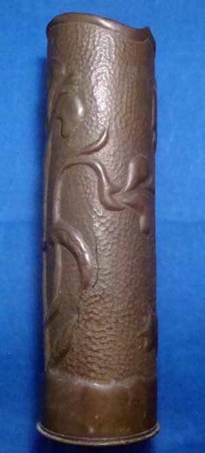 TRENCH ART SHELL FRENCH 75mm CASING