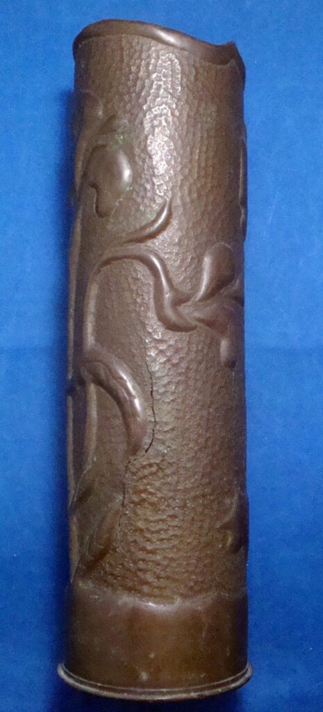 TRENCH ART SHELL FRENCH 75mm CASING