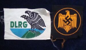 CLOTH LIFE SAVING AND SA SPORTS BADGES