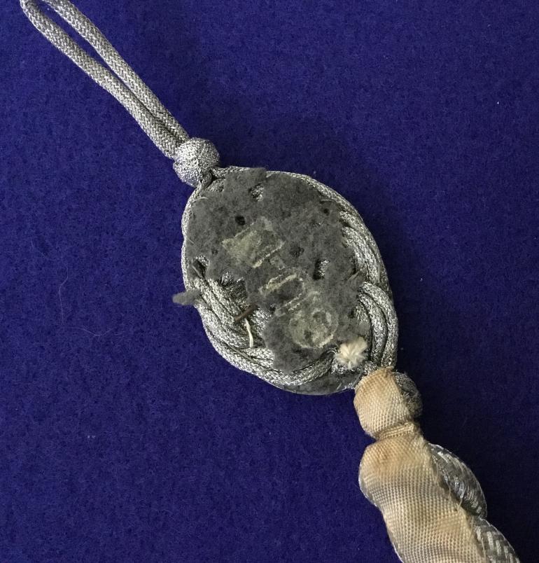 1938 FIRST CLASS INFANTRY SHOOTING LANYARD - Image 3
