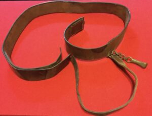 EARLY GERMAN BELT AND SWORD HANGER