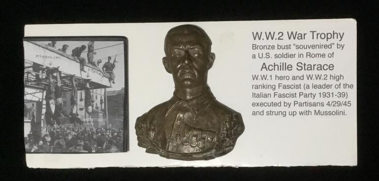 ITALIAN BRONZE SIDE VIEW OF ACHILLE STARACE BLACKSHIRT LEADER - Image 2