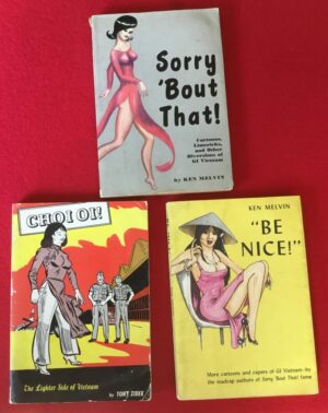 THREE CARTOON BOOKS ABOUT VIETNAM