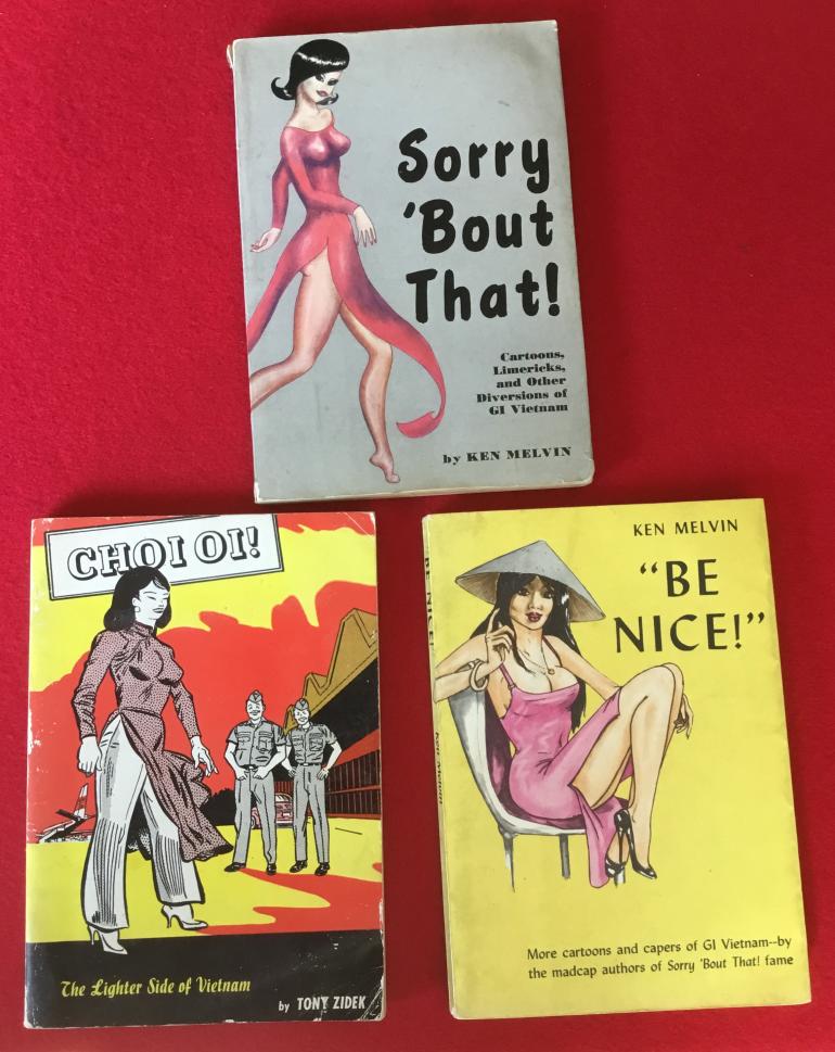 THREE CARTOON BOOKS ABOUT VIETNAM