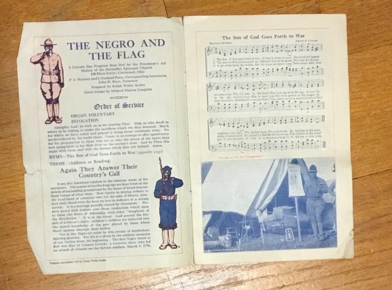 1918 Pamphlet The Negro and the Flag - Image 2