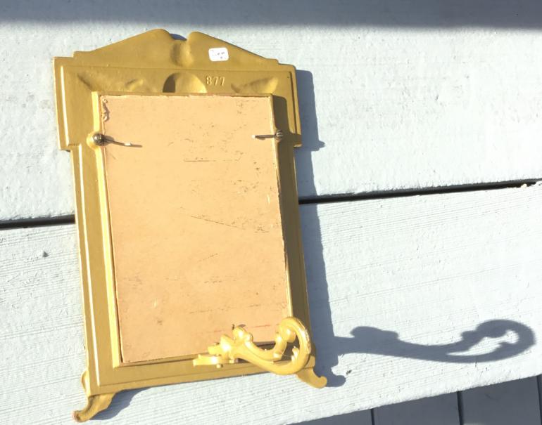 WWI CAST IRON MILITARY PICTURE FRAME - Image 2