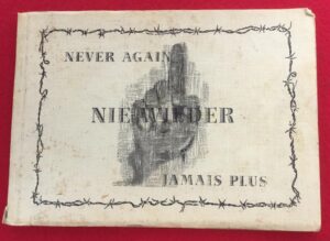 NEVER AGAIN BOOKLET OF DACHAU