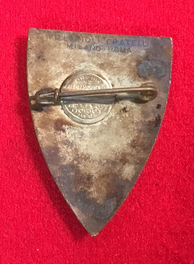 WWII ITALIAN ANTI AIR ARTILLERY UNIT BADGE - Image 2