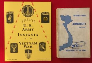 TWO VIETNAM BOOKS US ARMY INSIGNIA and AIRMOBILITY