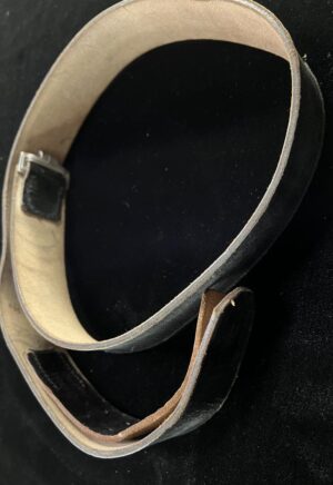 SS BLACK LEATHER BELT
