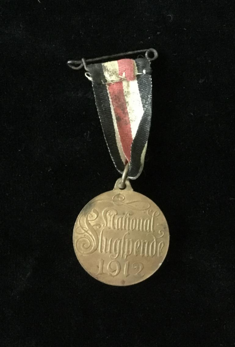 GERMAN 1912 FLIGHT DONATION MEDAL - Image 2