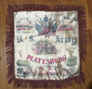 NINE WWII PILLOW COVER SOUVENIRS
