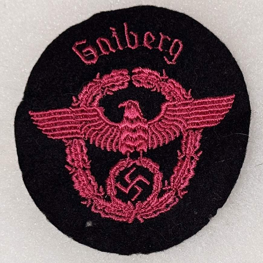 FIRE POLICE SHOULDER PATCHES