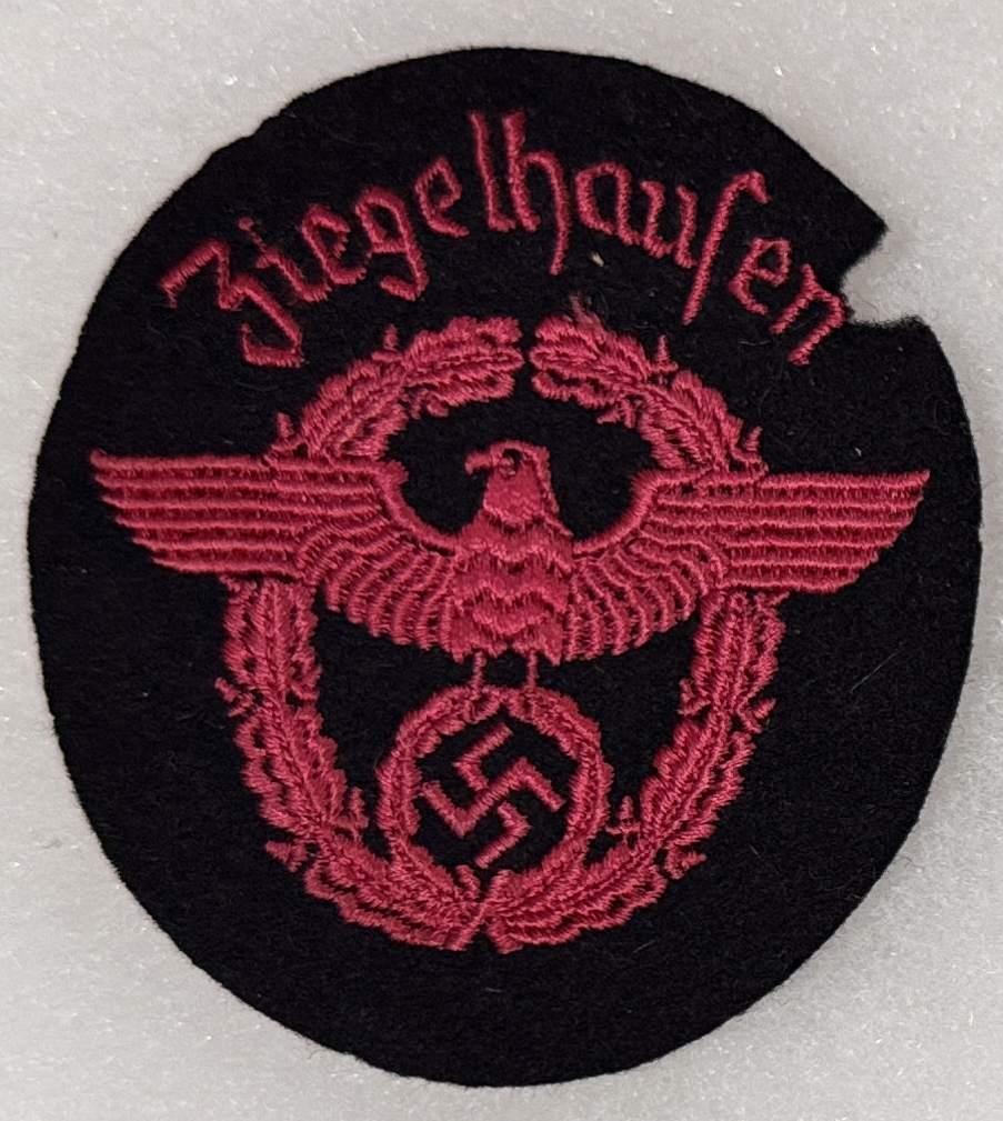 FIRE POLICE SHOULDER PATCH FOR ZIEGELHAUFEN